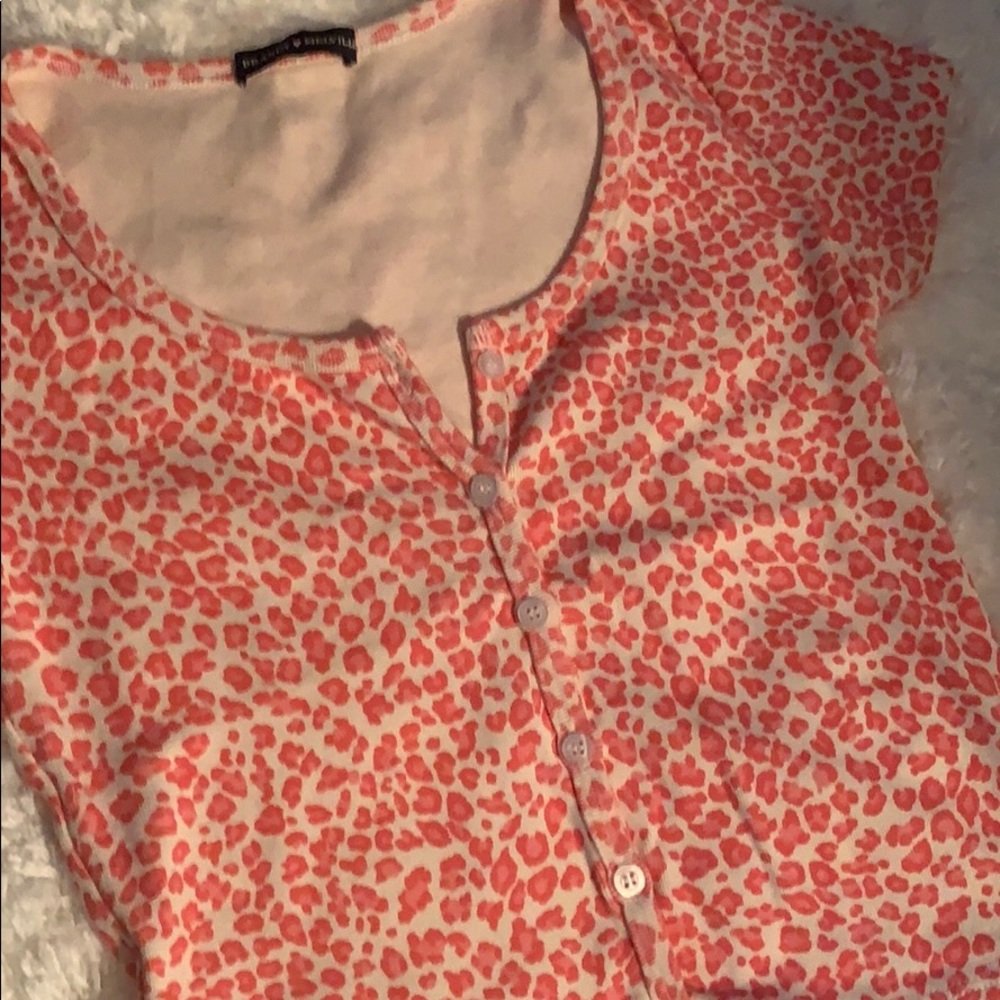 Leopard Zelly Top Pink - Picture 3 of 4